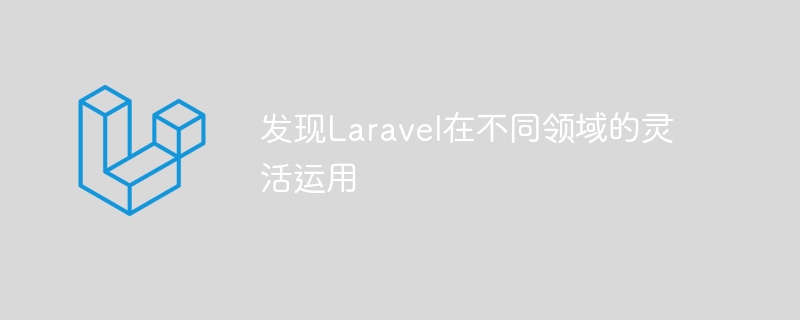 さまざまな分野での Laravel の柔軟な使用法を発見する