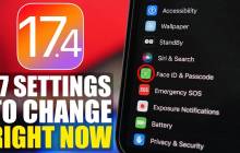 在 iPhone 上更改的基本 iOS 17.4 设置