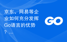 京东、网易等企业如何充分发挥Go语言的优势?
