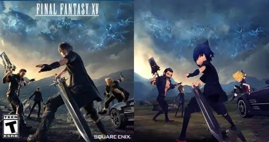 Why is Final Fantasy 15 a Q-version character?