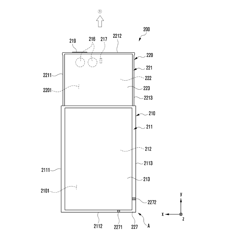 Samsung-Scroll-Phone-Patent genehmigt: Integrierter Sensor kann die Luftqualität erkennen