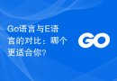 Go语言与E语言的对比：哪个更适合你？