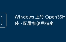 Windows 上的 OpenSSH：安装、配置和使用指南