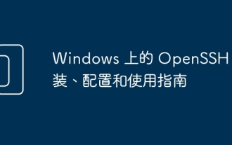 OpenSSH pada Windows: Panduan Pemasangan, Konfigurasi dan Penggunaan