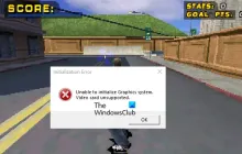 修复无法初始化PC上的图形系统错误