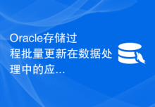 Oracle存储过程批量更新在数据处理中的应用案例
