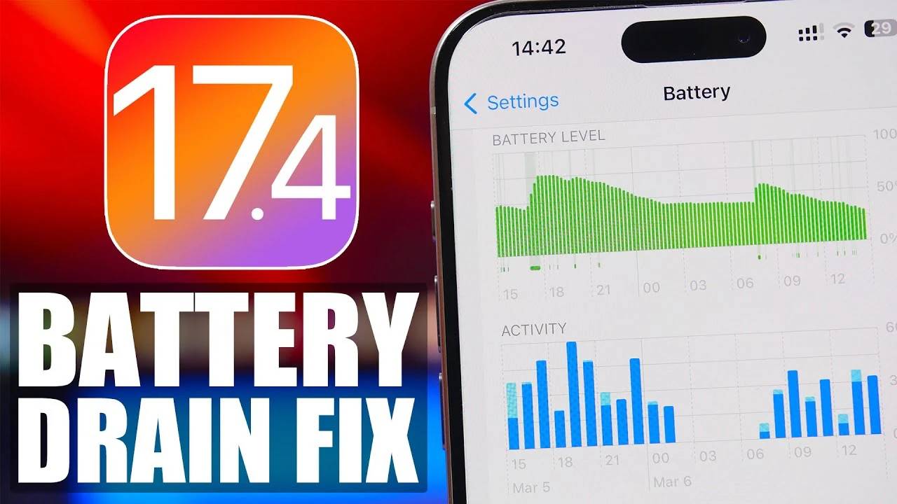 Comment réparer l'épuisement de la batterie iOS 17.4