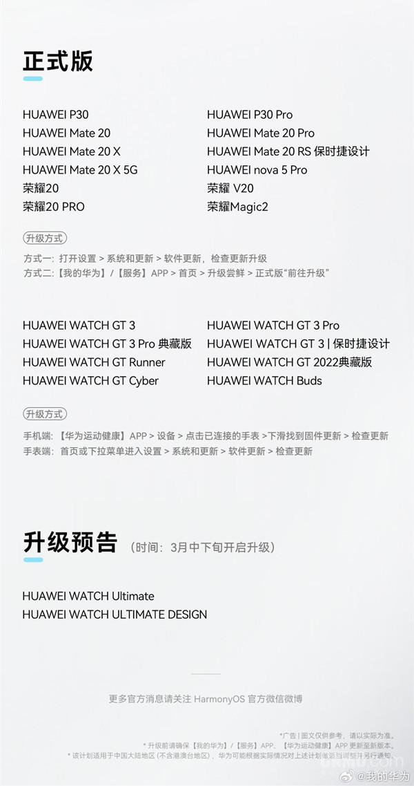 HarmonyOS 4 升级迎来新进展！支持 P30、荣耀 20 等 