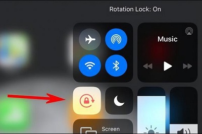 How to turn off the horizontal screen of Apple mobile phone