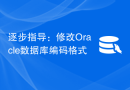 逐步指导：修改Oracle数据库编码格式