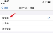 苹果手机26键中文输入法怎么设置
