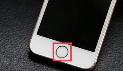 Where is the home button on the Apple phone?