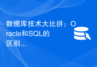 Datenbanktechnologie-Wettbewerb: Was sind die Unterschiede zwischen Oracle und SQL?