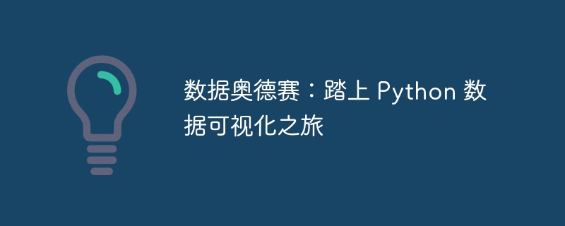 数据奥德赛：踏上 Python 数据可视化之旅