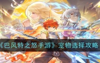 'Baphoon's Wrath Mobile Game' Pet Selection Guide
