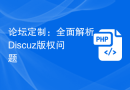 论坛定制：全面解析Discuz版权问题