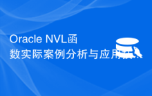 Oracle NVL函数实际案例分析与应用技巧