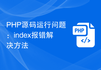 Problème d'exécution du code source PHP : solution d'erreur d'index