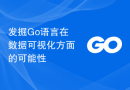 发掘Go语言在数据可视化方面的可能性