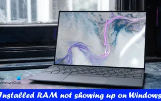 La mémoire installée n'apparaît pas sous Windows 11