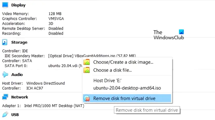 Tidak dapat memasang tambahan tetamu dalam VirtualBox