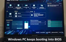 Windows PC持续引导至BIOS[修复程序]
