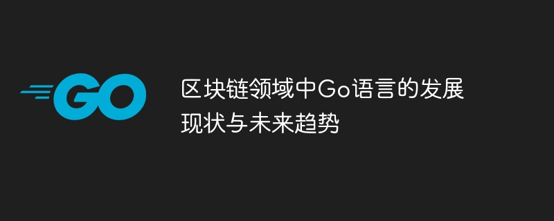 ブロックチェーン分野におけるGo言語の開発状況と今後の動向