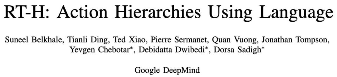 Googles new research on embodied intelligence: RT-H, which is better than RT-2, is here