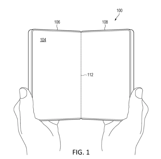 Microsofts new patent exposed: Folding screen mobile phone may usher in new breakthroughs