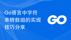 Go语言中字符串转数组的实现技巧分享
