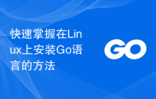快速掌握在Linux上安装Go语言的方法