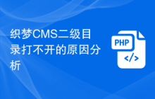 织梦CMS二级目录打不开的原因分析