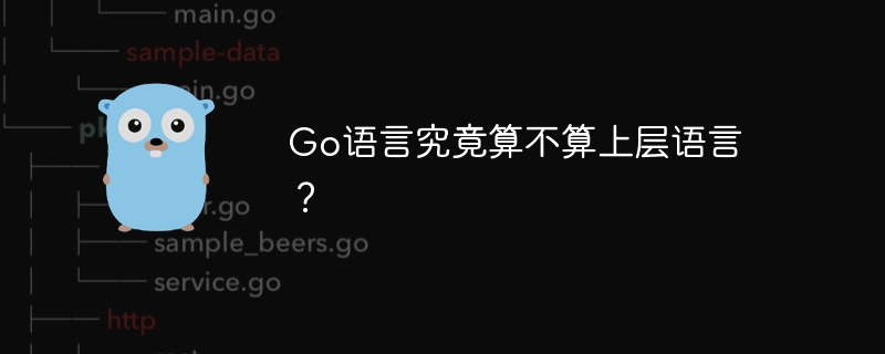 Go 言語は高級言語とみなされますか?