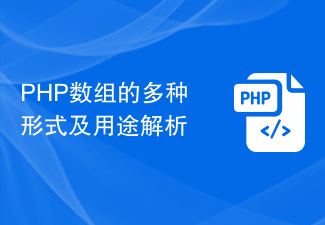 PHP 配列のさまざまな形式と使用法の分析