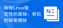 Temui rahsia kestabilan Linux: rahsia di sebaliknya