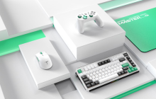 雷神展示多款星闪系列外设：包含三模游戏键盘、手柄新品