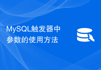 So verwenden Sie Parameter in MySQL-Triggern