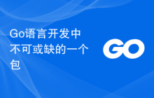 Go语言开发中不可或缺的一个包
