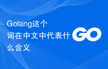Golang这个词在中文中代表什么含义