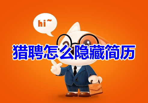 How to hide resume in Liepin? Tutorial on setting up hidden resume for Liepin!