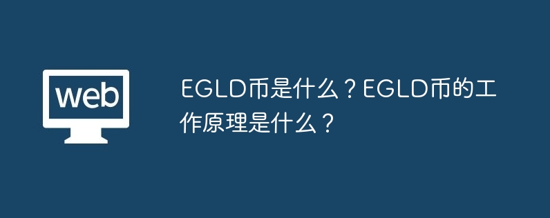 What is EGLD coin? How does the EGLD coin work?