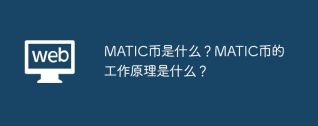MATIC币是什么？MATIC币的工作原理是什么？