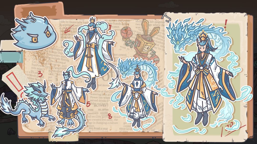 Un aperçu rapide des personnages principaux de la série Candle Dragon dans When the Magical Light Falls