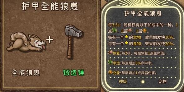 背包乱斗狂战士合成表