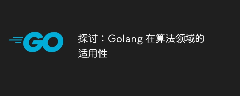 探讨：Golang 在算法领域的适用性