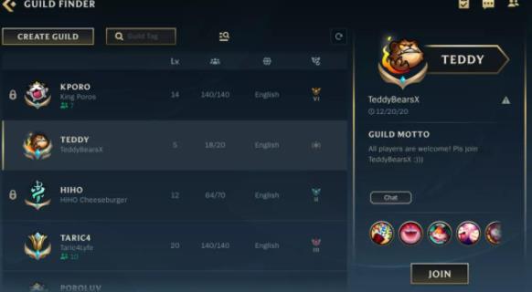 Panduan cara bermain Guild Showdown dalam permainan mudah alih League of Legends