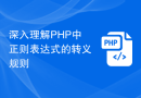 深入理解PHP中正则表达式的转义规则