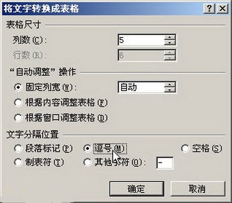 Word文字如何转换成表格