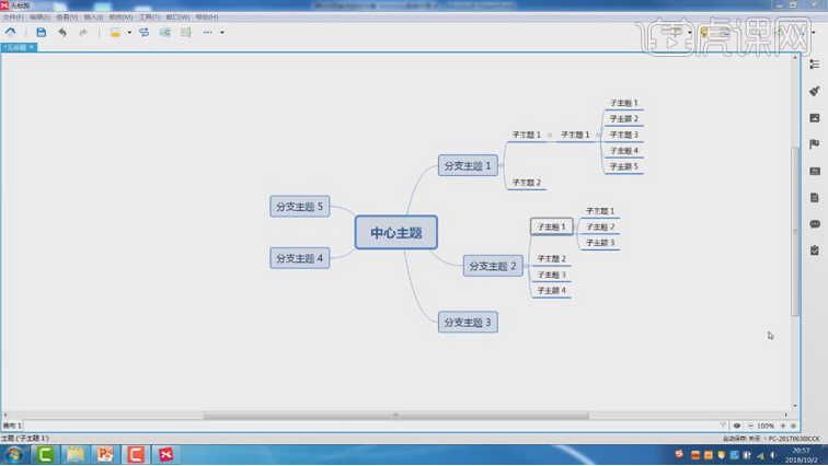 Welche Inhalte sind im Mind Mapping online verfügbar?