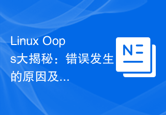 Linux Oops大揭密：錯誤發生的原因及解決方法